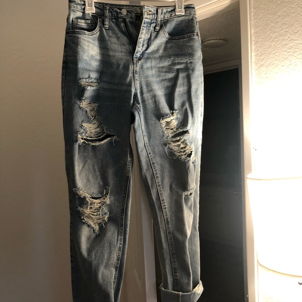 High waist mom jeans